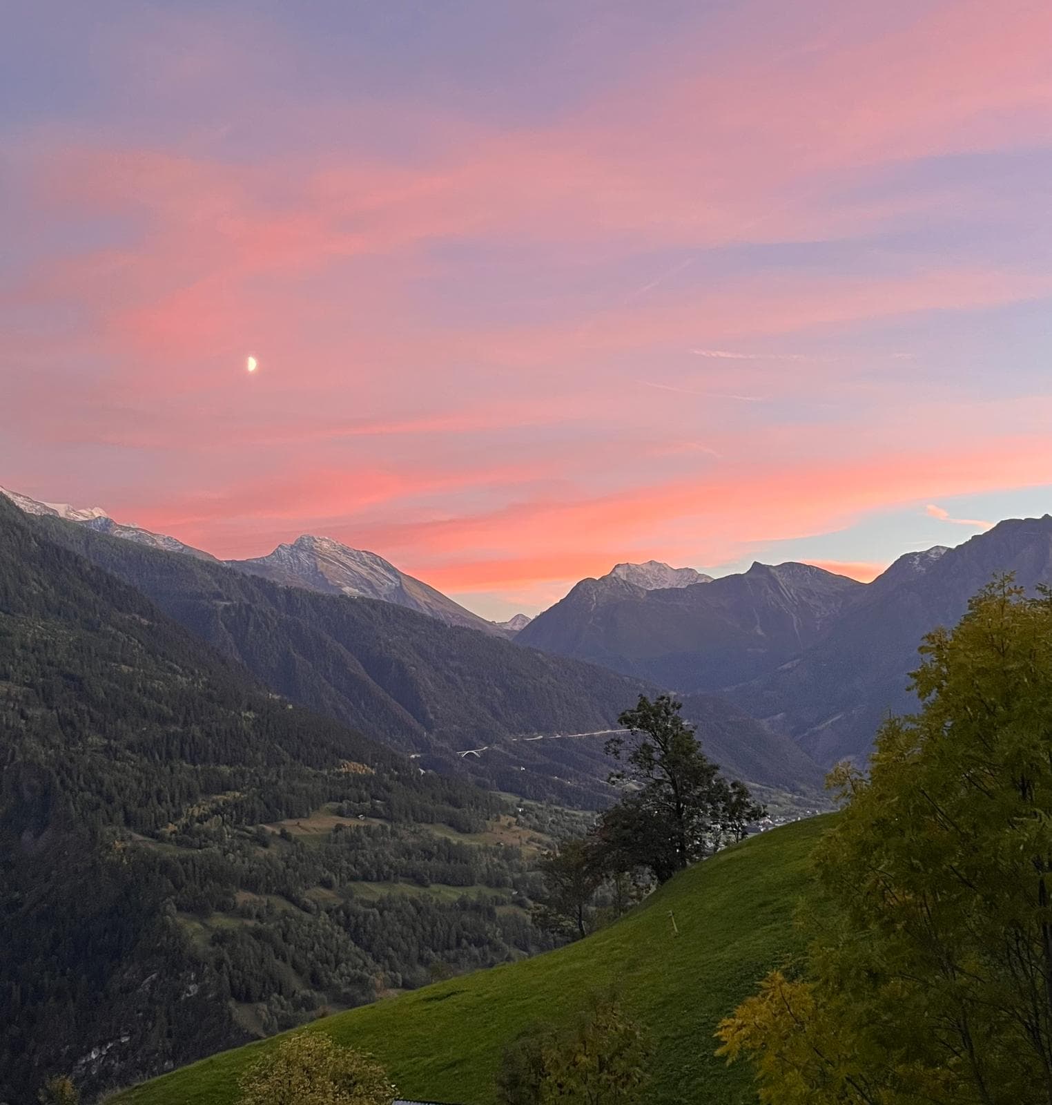 Alpenabendrot